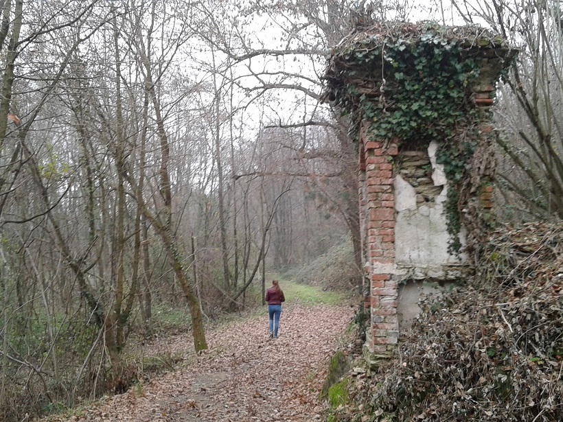 Lungo l'antica strada comunale tra Rocca Canavese e Levone