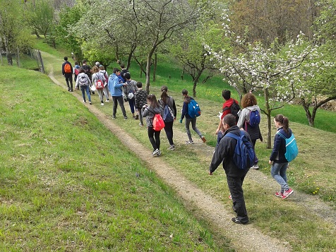 Gita didattica con i ragazzi delle scuole medie di Rocca (aprile 2019)